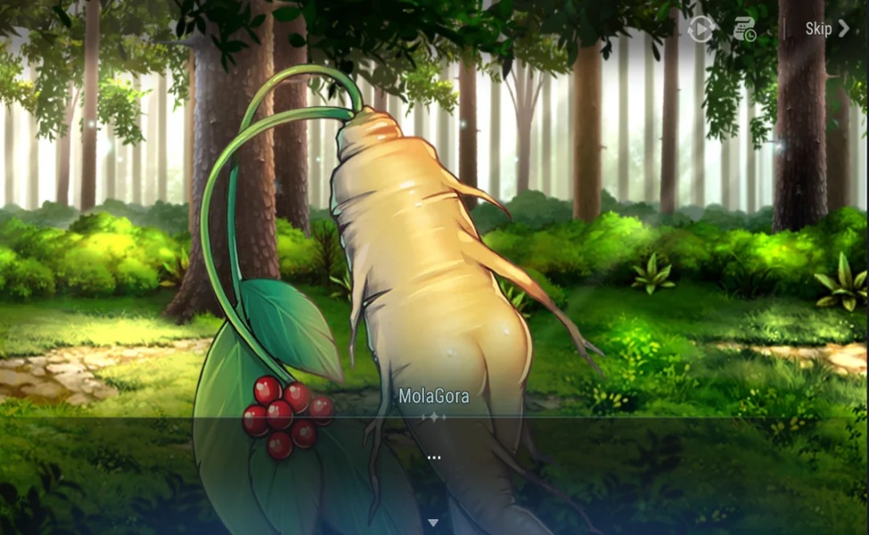 MolaGora enhancement item displayed in Epic Seven forest setting