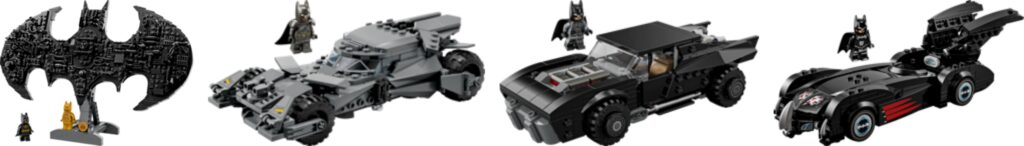 LEGO Batman Legacy of the Dark Knight building sets with minifigures and vehicles