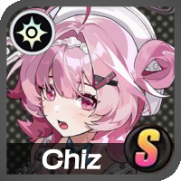 Chiz character card from Neverness to Everness RPG with pink hair and game interface elements