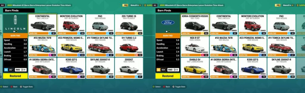 forza horizon 6 all barn finds locations