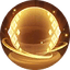 Golden glowing orb representing Aegis battle spell icon in MLBB