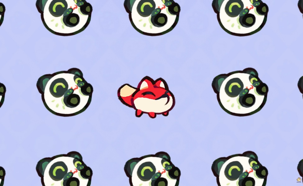 Clash of Critters game characters pattern with one red critter standing out