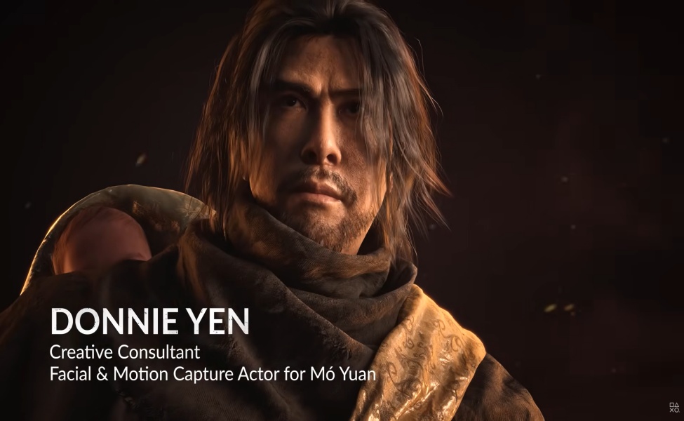 Donnie Yen as motion capture actor for Phantom Blade Zero's Sha-Chi character