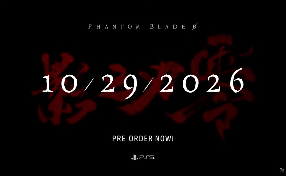 Phantom Blade Zero release date announcement for October 29, 2026 on PS5