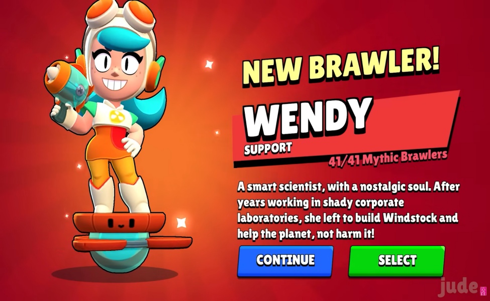 wendy core abilities, stats and traits in brawl stars