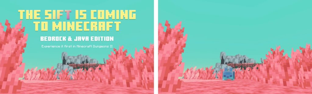how the sift looks in vanilla minecraft