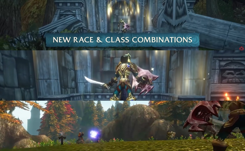 new race and class combinations in wow forever