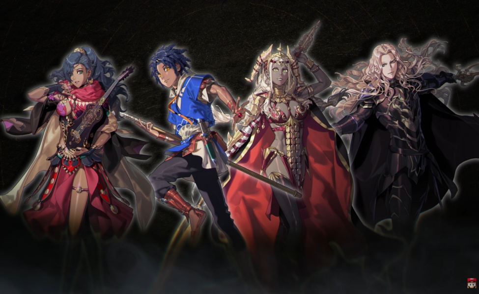 four lords in fire emblem fortune's weave